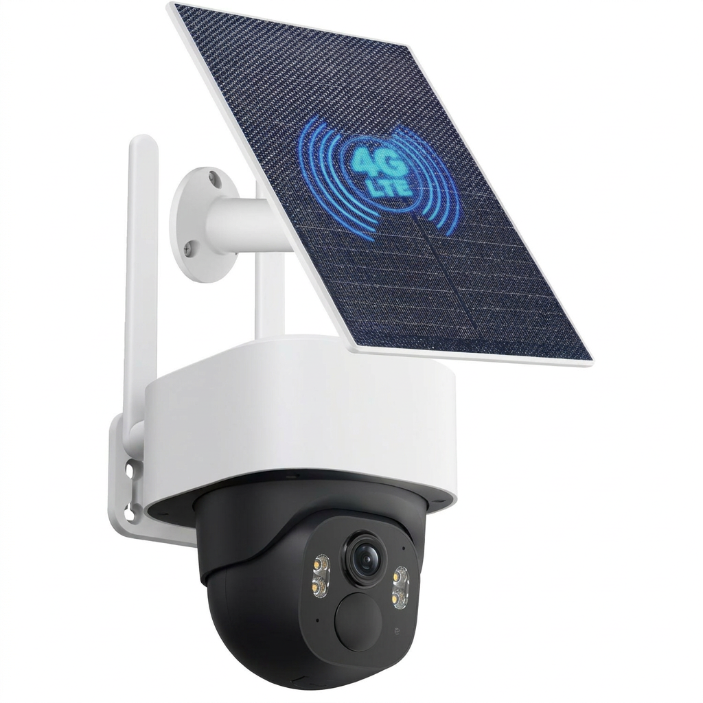 Cámara de Seguridad Solar 4G para Exterior | Visión 360° y Nocturna